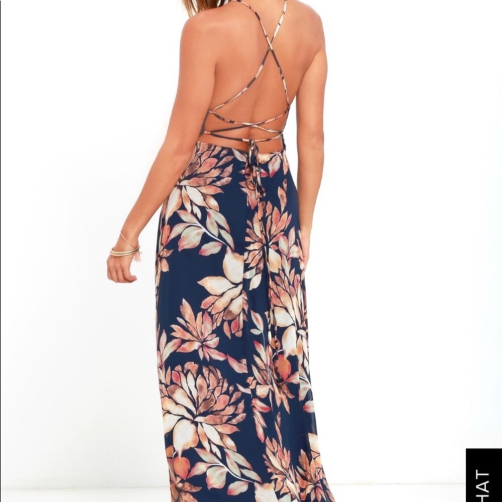 Adventure Seeker Navy Floral Dress